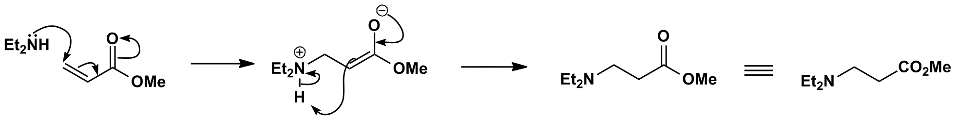 Conjugate addition mechanism