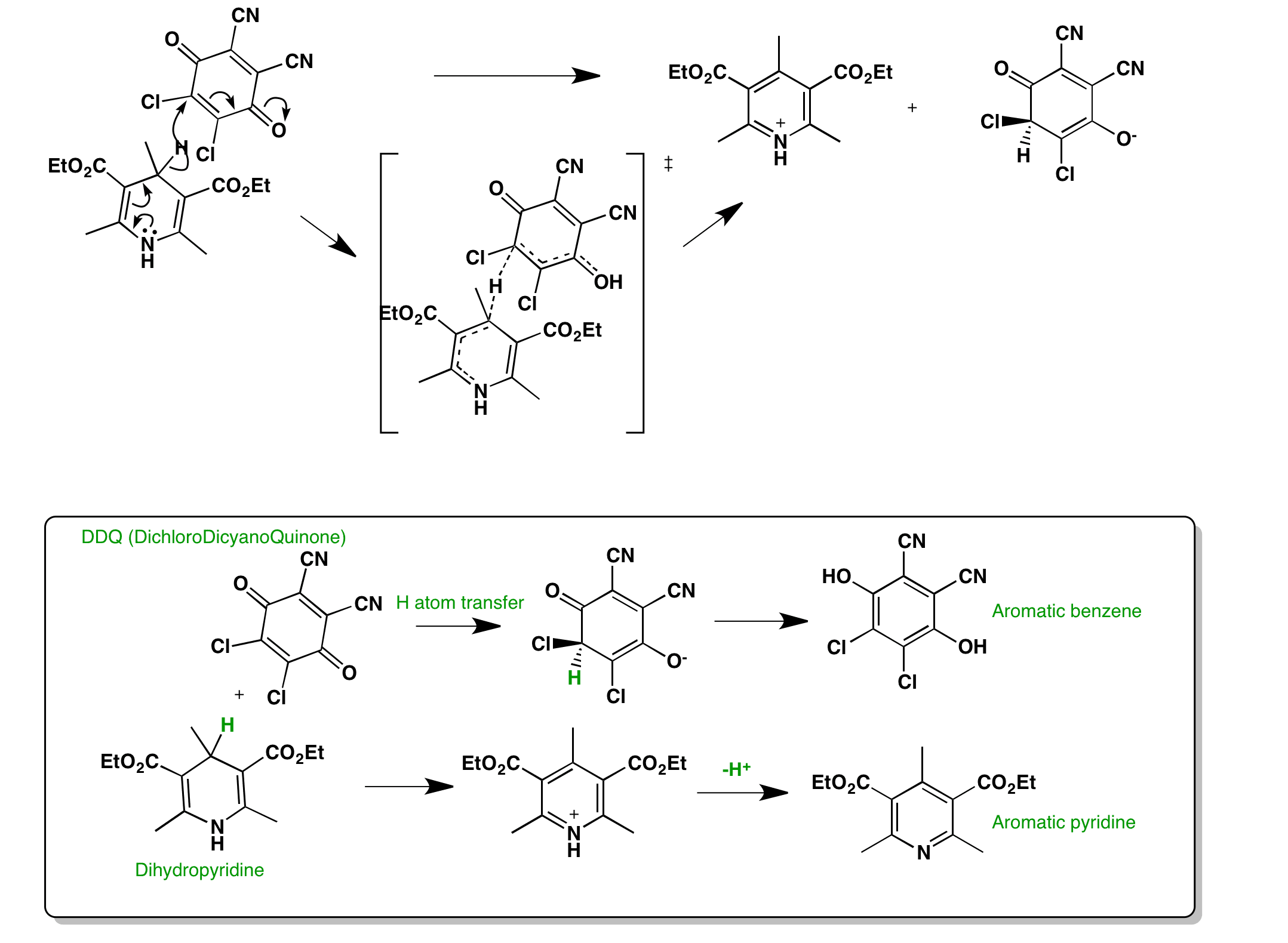 Oxidation Of Dihydropyridine By Ddq