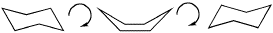 Cyclohexane conformations