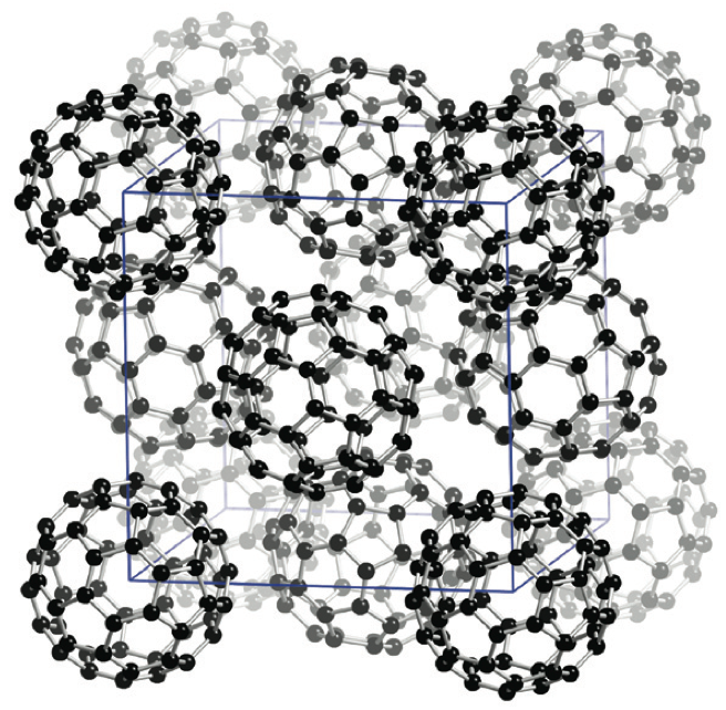 Compounds formed from C60 and potassium K6C60 and K3C60