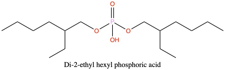Di-2-ethyl hexyl phosphoric acid