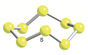 elemental sulfur S8 crown