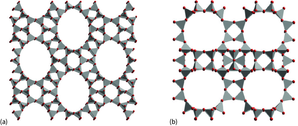 Zeolites UTD-1 and CIT-5