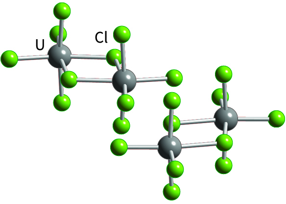crystal structure of U2Cl10