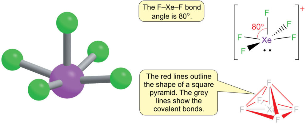 XeF5+ ion