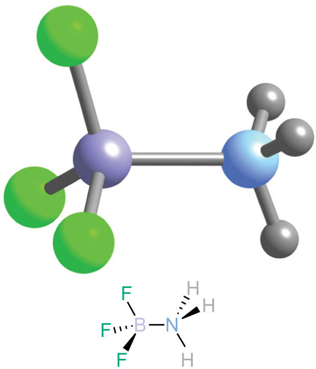 BF3·NH3 adduct structure