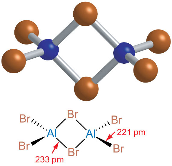 aluminium bromide (Al2Br6 ).
