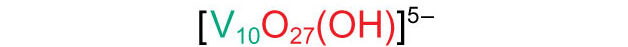 ([V10O27(OH)]5−).