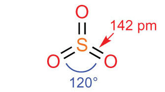 Sulfur trioxide (SO3).