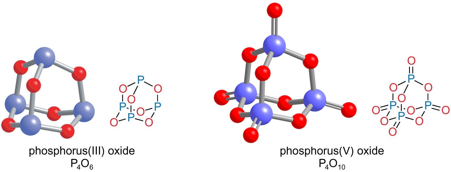 P4O6 and P4O10