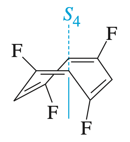 1,3,5,7-tetrafluoro- cyclooctatetraene S4